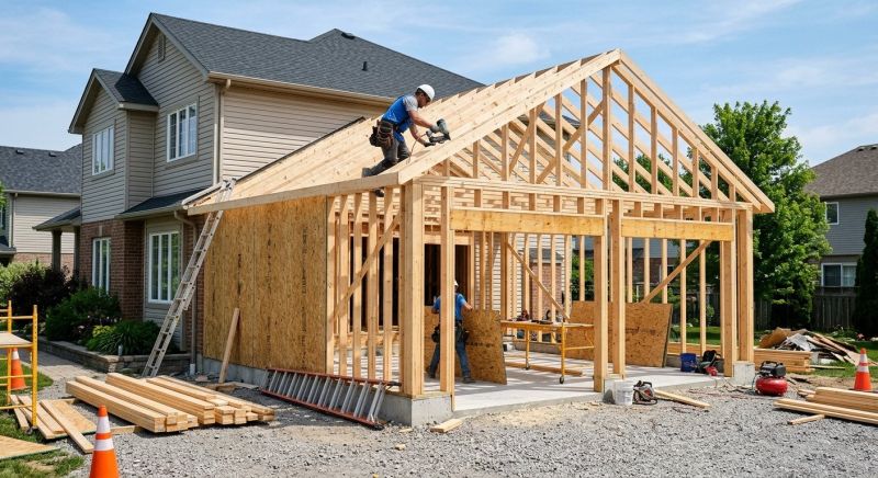 Attached Garage Construction in North Charleston, SC