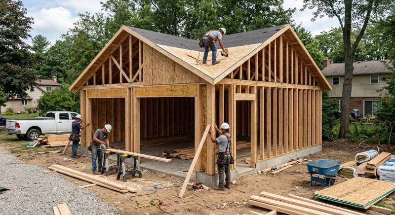 Attached Garage Construction in Mount Pleasant, SC