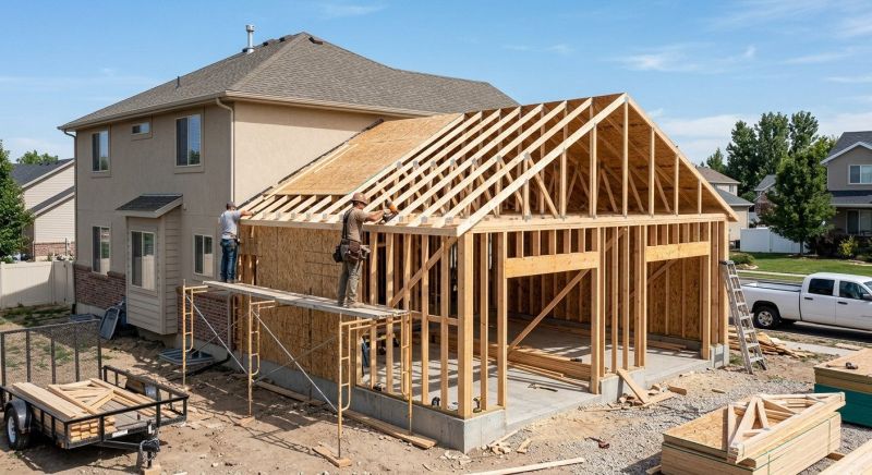 Attached Garage Construction in Charleston, SC