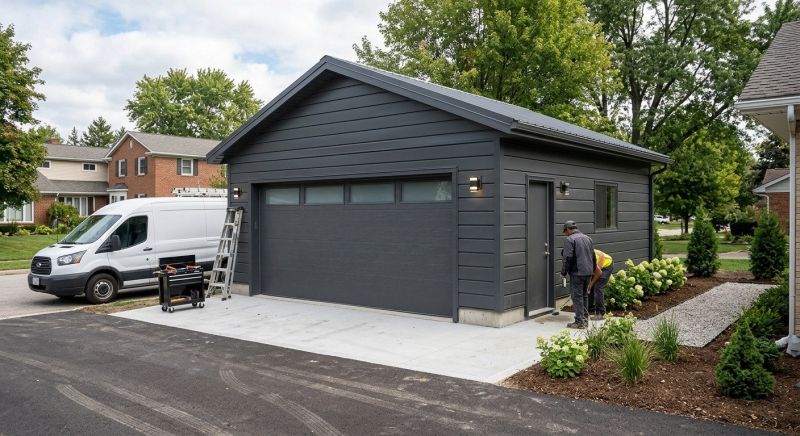 Four Car Garage Installation in Cypress, TX
