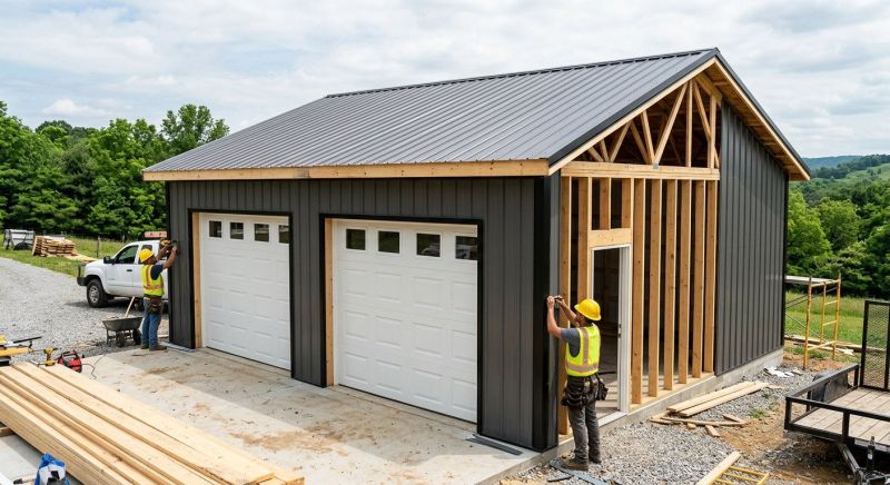 Garage Construction in Katy, TX
