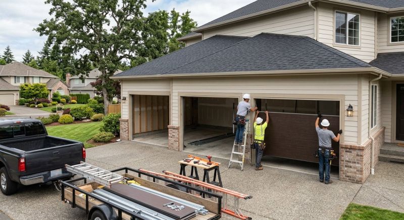 Three Car Garage Installation in Cypress, TX