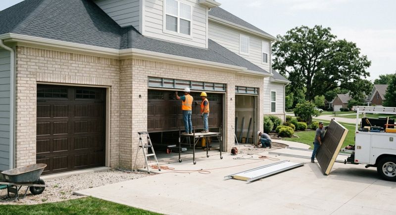 Three Car Garage Installation in Conroe, TX