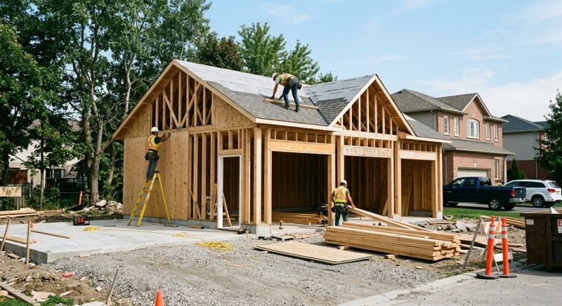 Wood Garage Installation in South Houston, TX